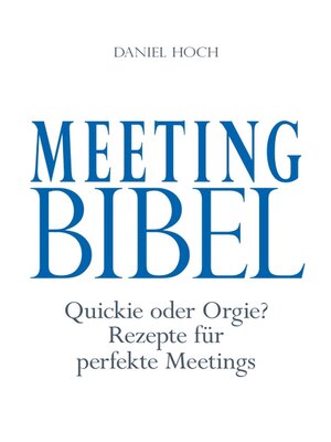 cover image of Meeting Bibel